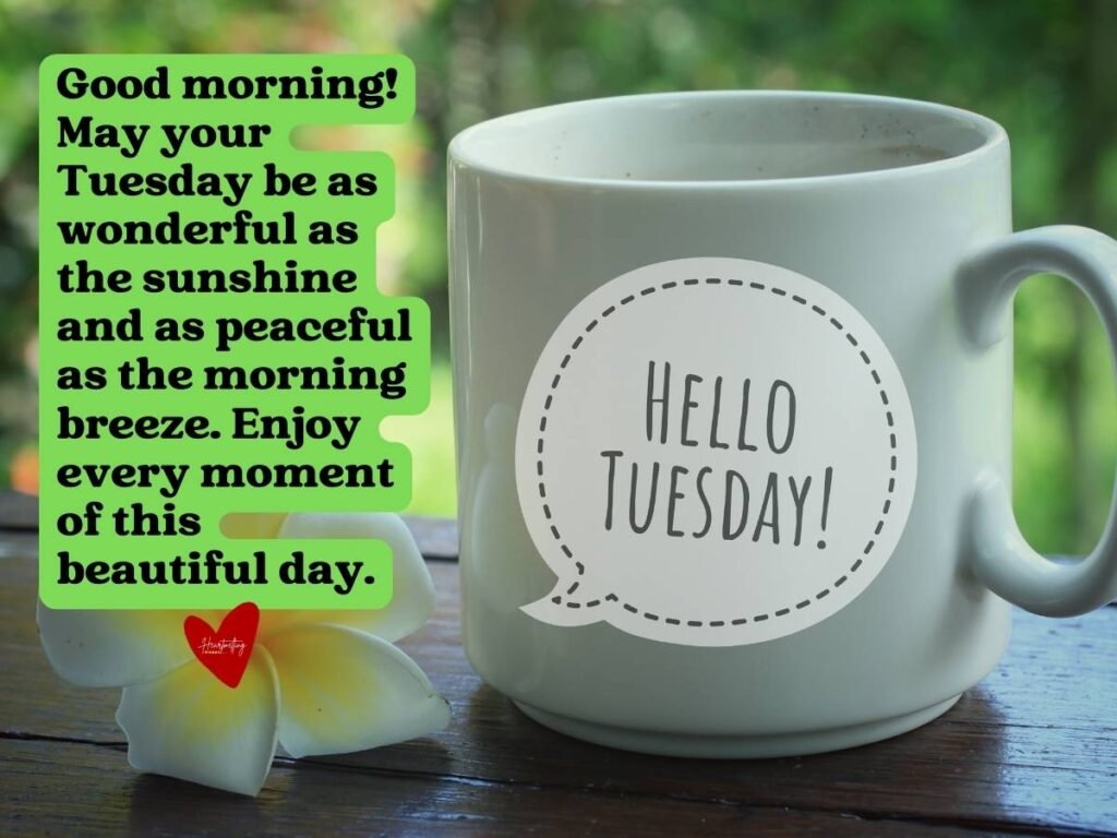 Tuesday morning greetings