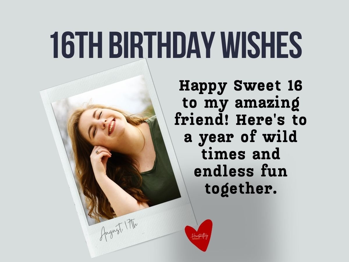 16 wishes for 16th birthday