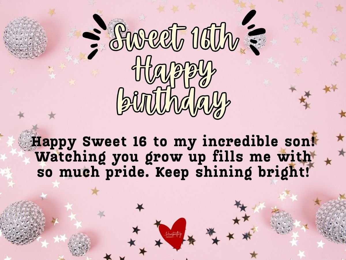 Happy sweet 16th Birthday With Sweet 16 Messages