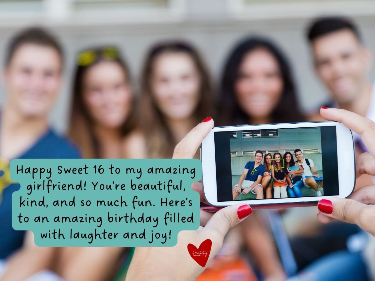 Sweet 16 birthday message 