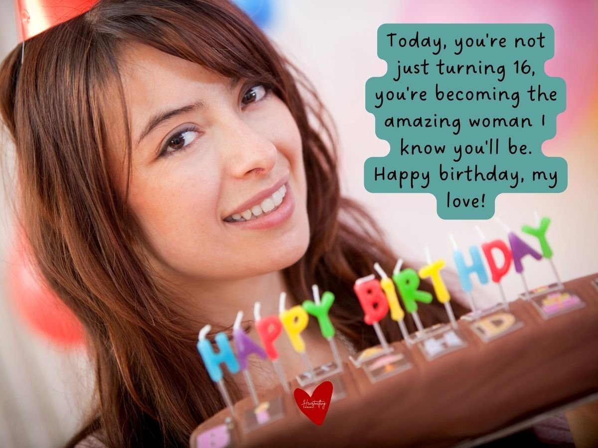 16th birthday greetings