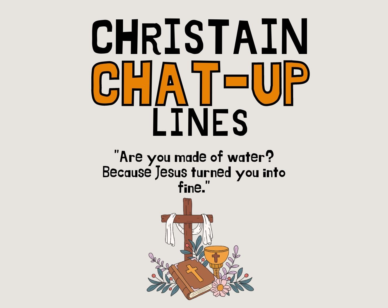 Christian pick up lines